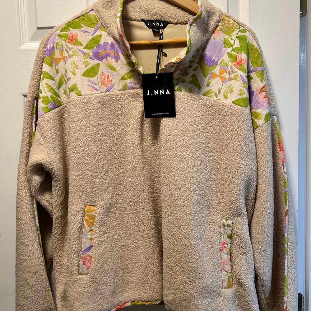 Women's Floral Beige Jacket